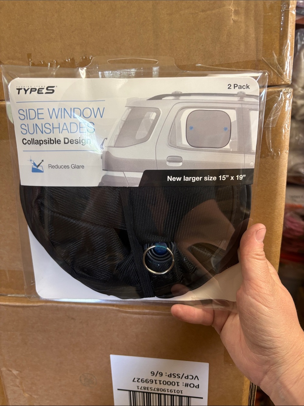 Black Side Window Sunshades - 2 Pack